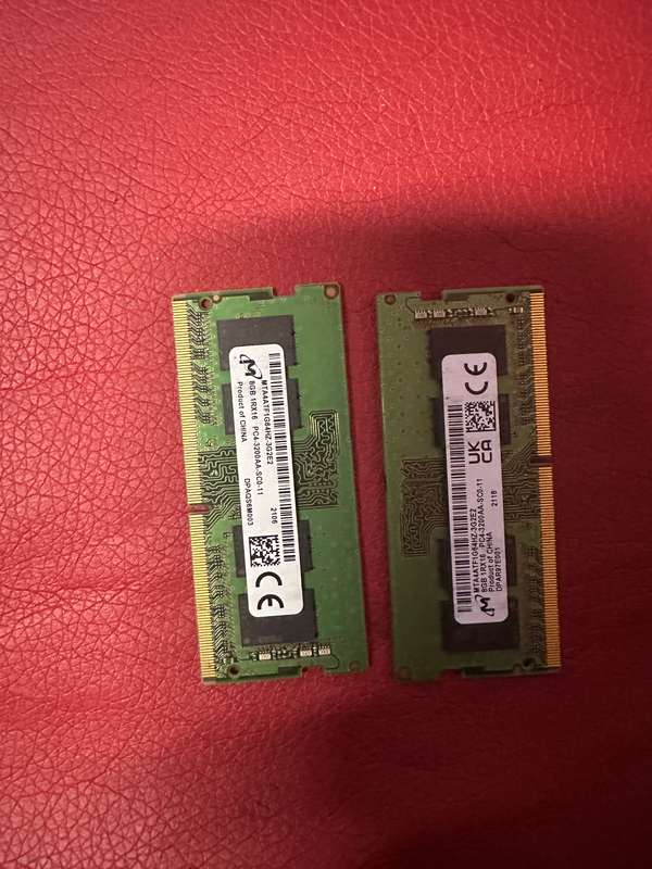 Micron 8GB SODIMM DDR4 3200 PC4 1Rx8 MTA8ATF1G64HZ-3G2 SO-DIMM Laptop RAM Memory