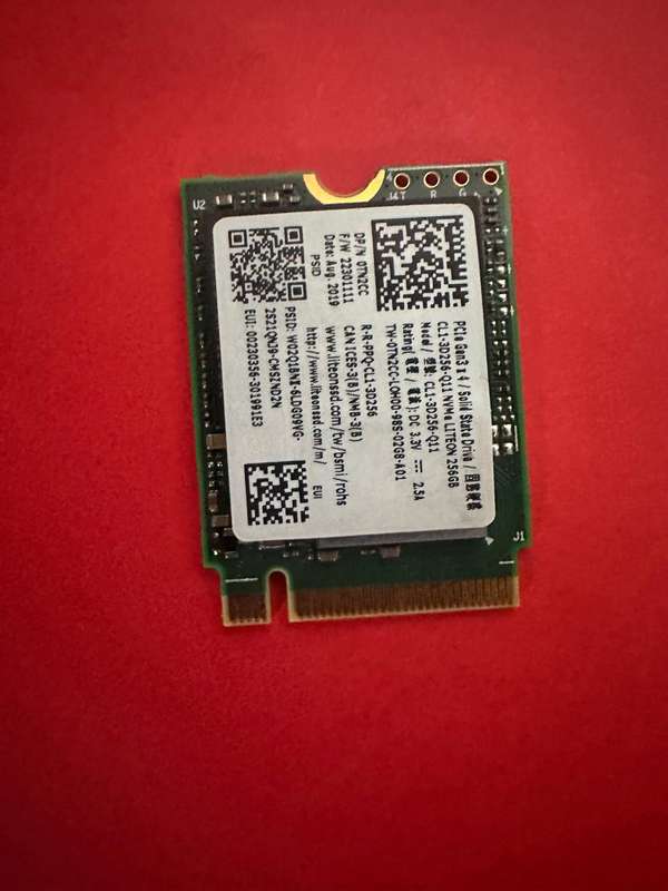 Lite On SSSTC CL1-3D256-Q11 256GB M.2 2230 NVMe PCIE Gen3 x4 OEM Solid State Drive
