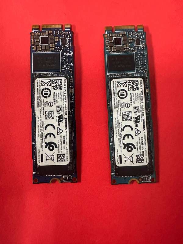 Toshiba - 256GB M.2 2280 SATA III Solid State SSD