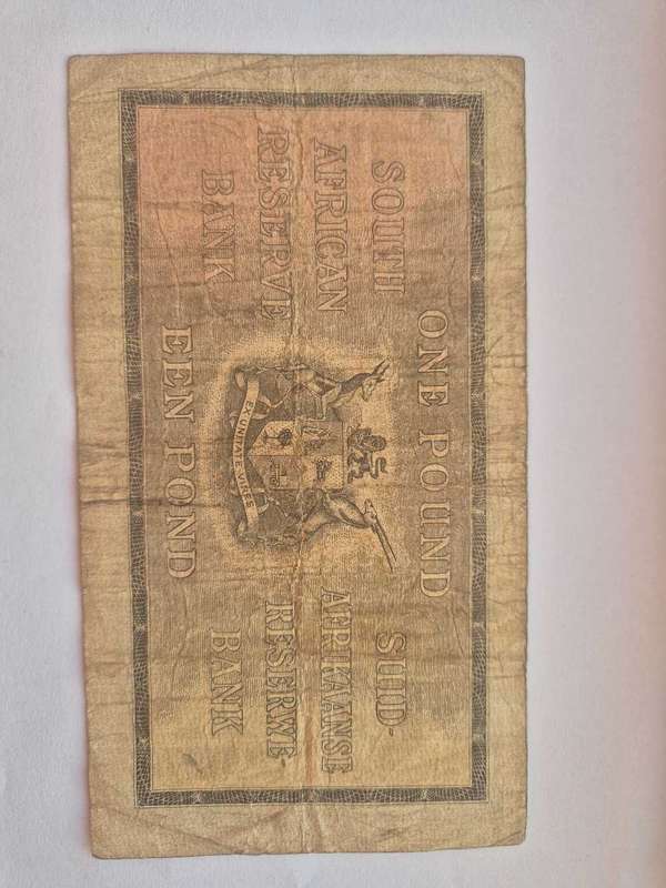 Postmus one pound note
