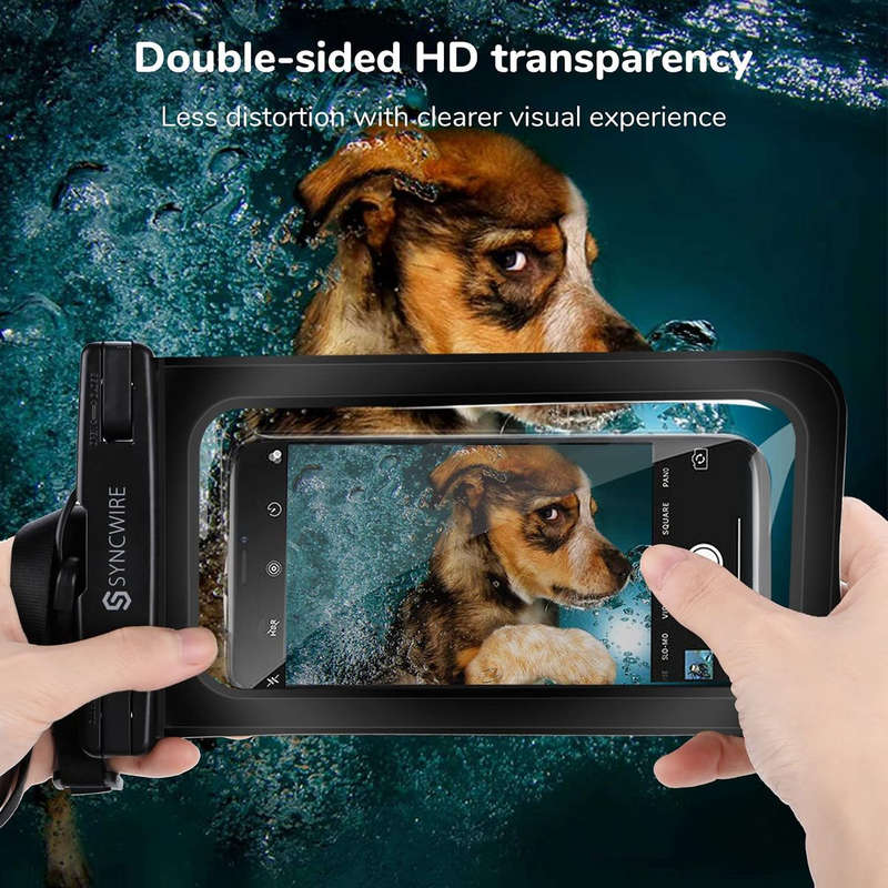 2 pack - Syncwire Universal Waterproof Phone Pouch Case Dry Protector Bags