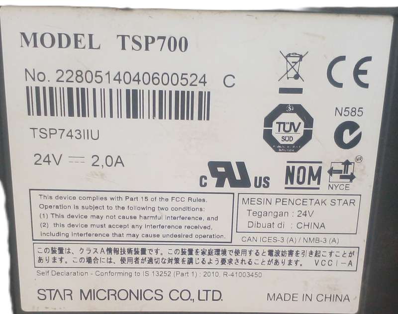 Star TSP700II POS Printer