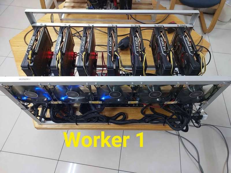 2 x 7-GPU RTX 2060 Super Mining Rigs  Special Offer: R60,000 for Both