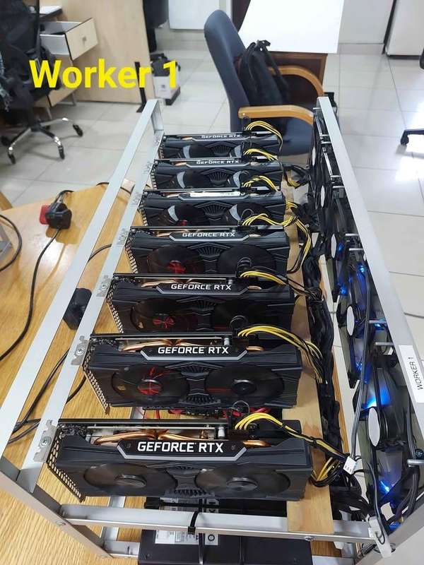 2 x 7-GPU RTX 2060 Super Mining Rigs  Special Offer: R60,000 for Both