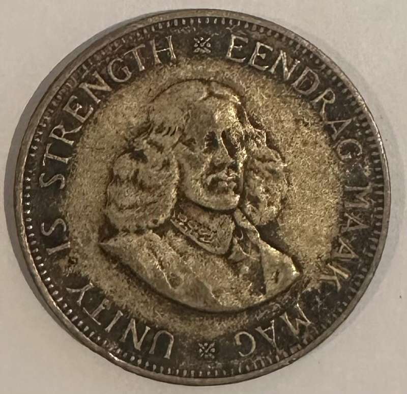 1962 Silver 20c South Africa coin