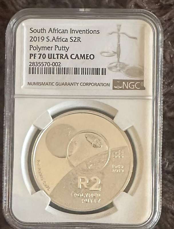 2019 Proof R2 Polymer Putty Invention Silver Coin PF70 NGC - PERFECT