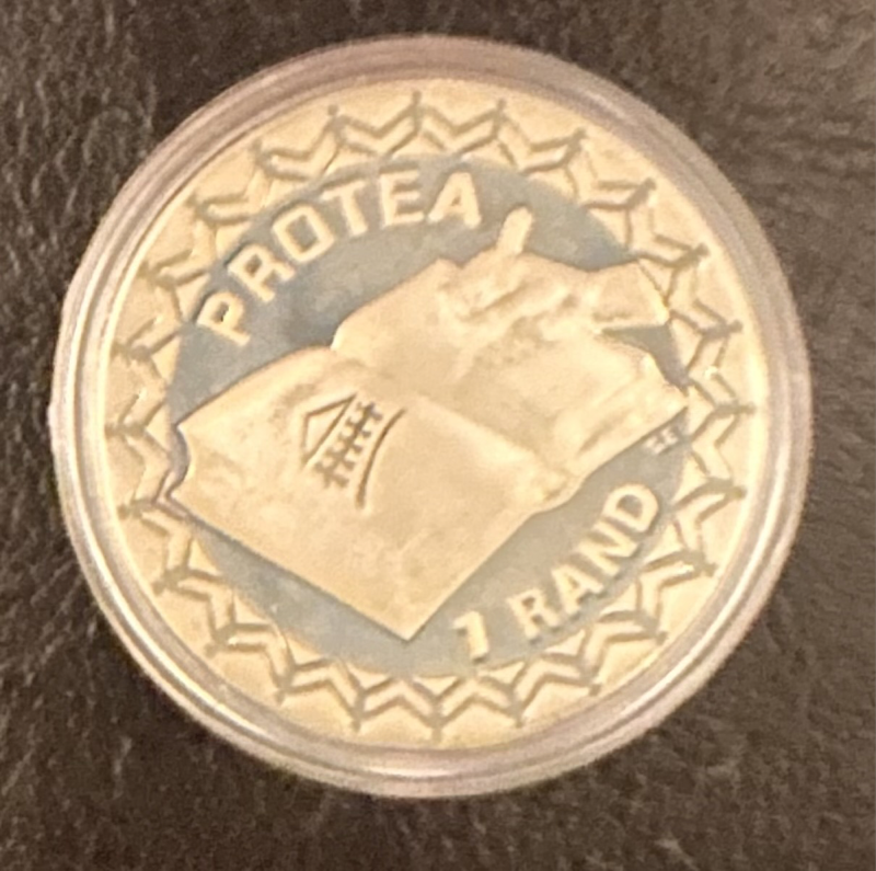 1996 Proof Silver R1 Constitution coin  - coin only