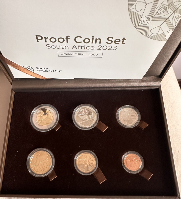 2023 Proof Circulation South Africa coin set