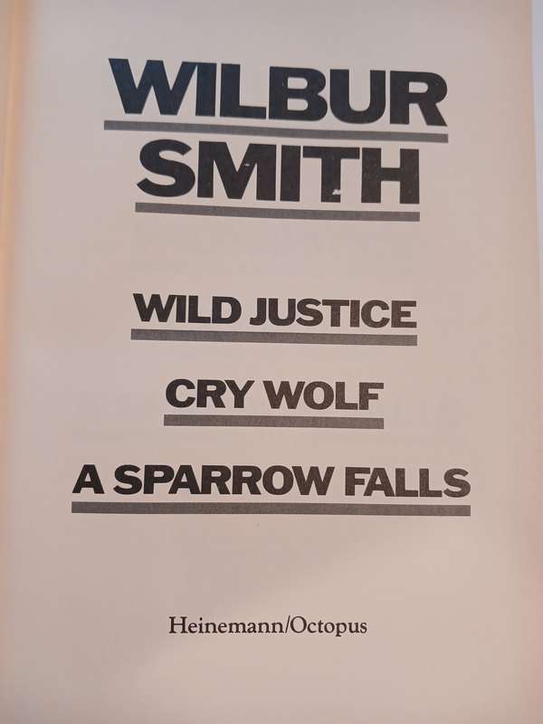 Wilbur Smith, 3 Books in One, Complete & Unabridged