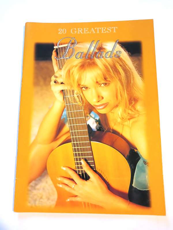 20 Greatest Ballads, Chord Transcription Chart/Chord Handy Guide