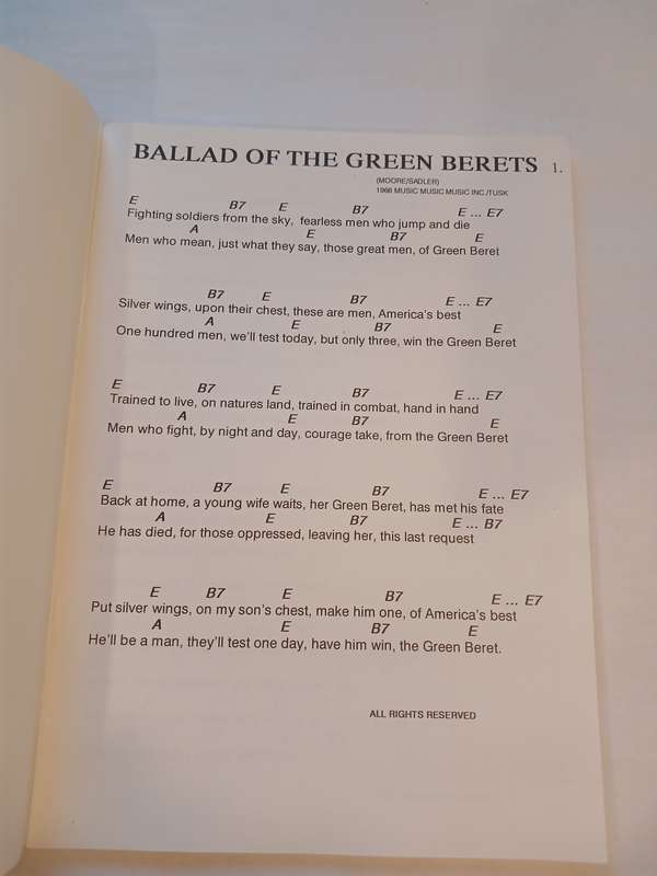 20 Greatest Ballads, Chord Transcription Chart/Chord Handy Guide