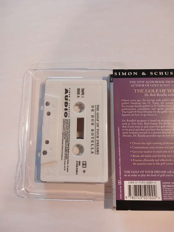 The Golf of Your Dreams by Dr. Bob Rotella with Bob Cullen, 1 x Audio Cassette