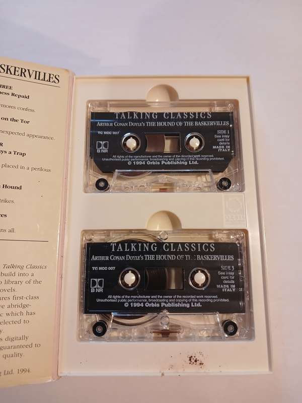 The Hound of the Baskervilles by Arthur Conan Doyle, 2 x Audio Cassettes, Talking Classics