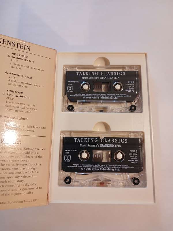 Frankenstein by Mary Shelley, 2 x Audio Cassettes, Talking Classics