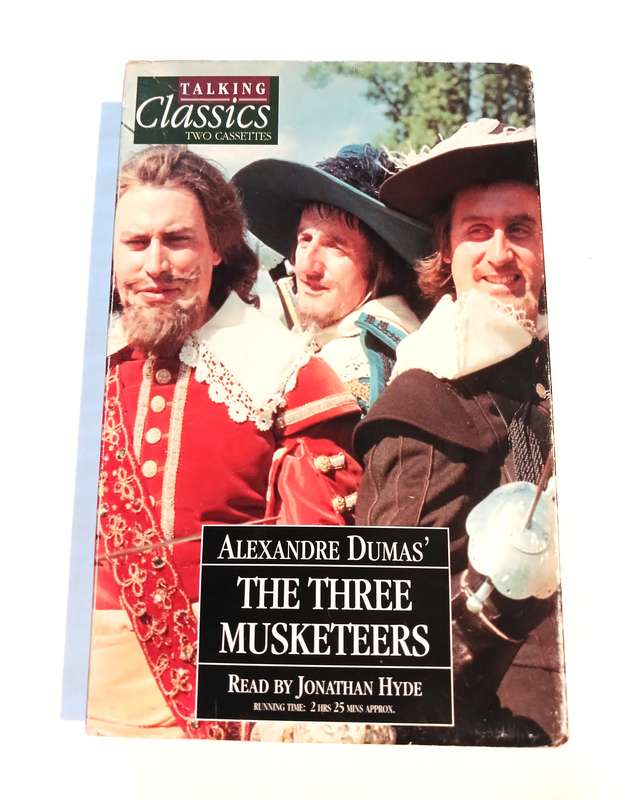 The Three Musketeers by Alexandre Dumas, 2 x Audio Cassettes, Talking Classics