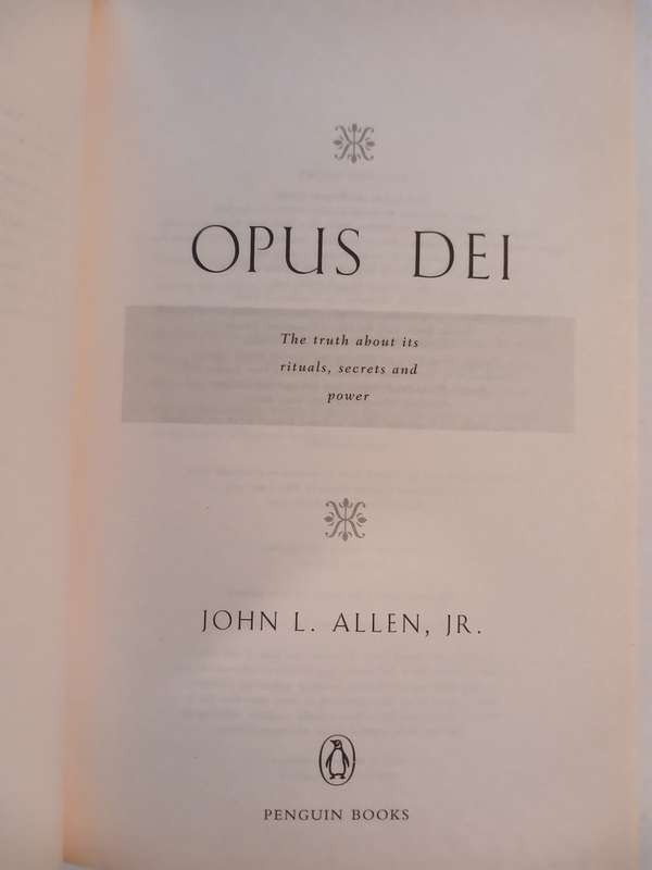 Opus Dei by John L. Allen