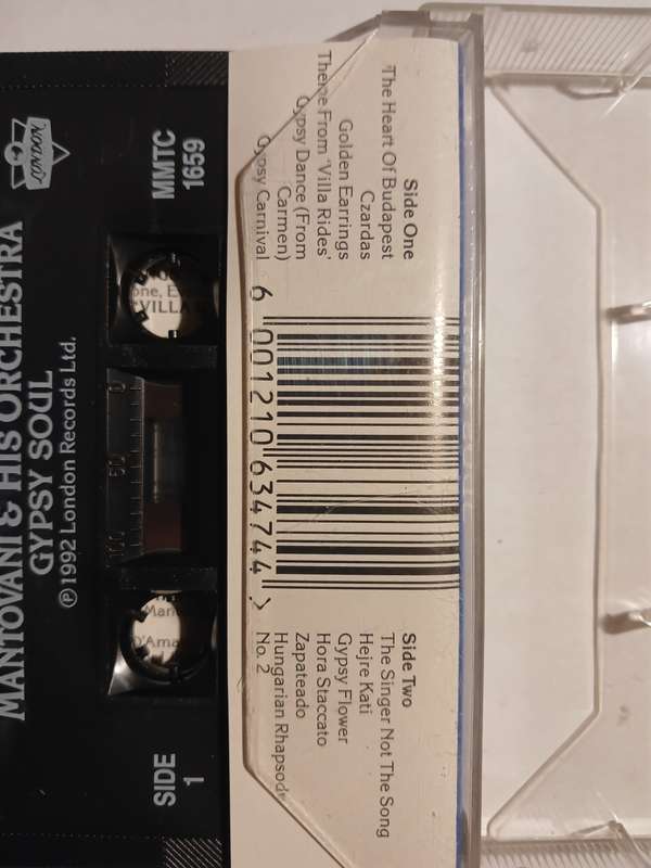 Mantovani & His Orchestra, Gypsy Soul Cassette