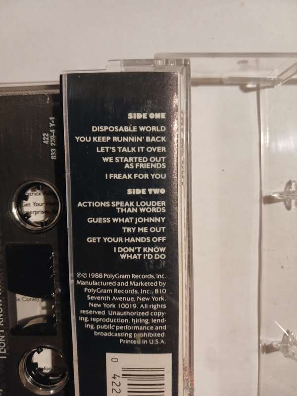 Carol Lynn Townes, Try Me Out Cassette, US
