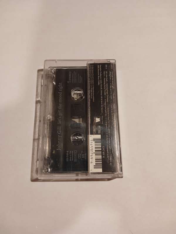 Johnny Gill, Let's Get The Mood Right Cassette, Europe