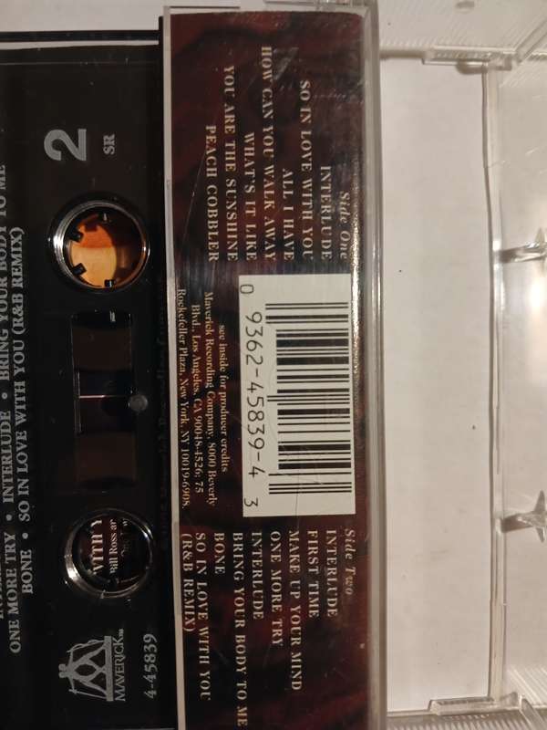 U.N.V. Universal Nubian Voices Cassette, US