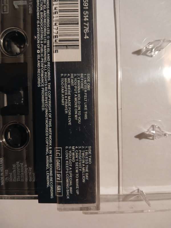 Mica Paris, Whisper a Prayer Cassette, UK