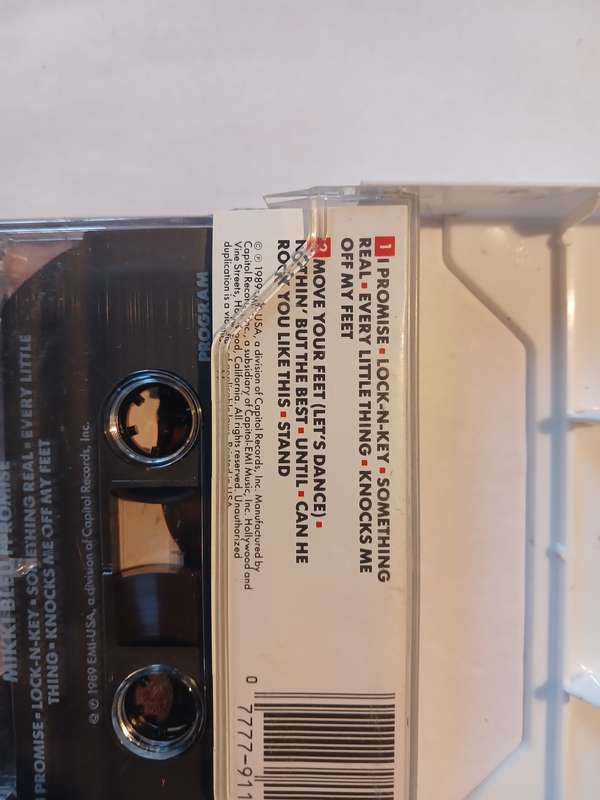 Mikki Bleu, I Promise Cassette, US