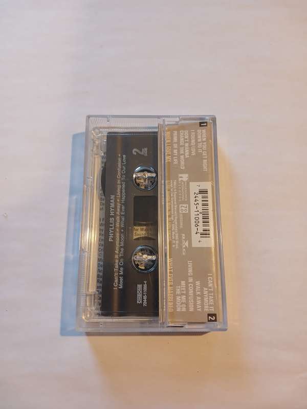 Phyllis Hyman, Prime of my Life Cassette, US