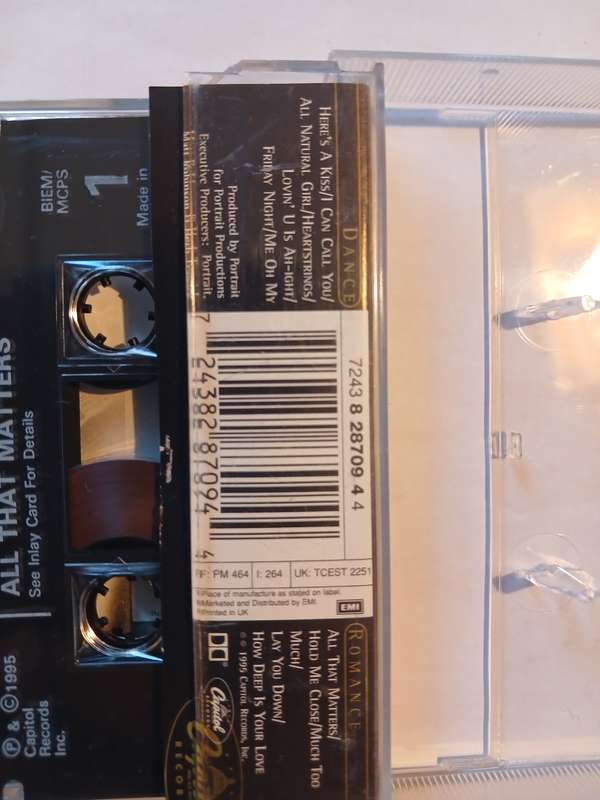 Portrait, All That Matters Cassette, US