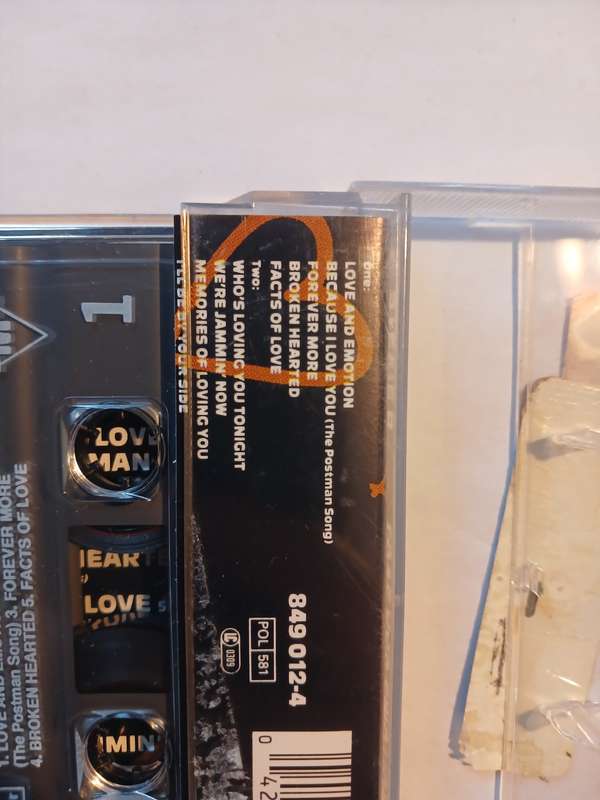 Stevie B, Love & Emotion Cassette, UK