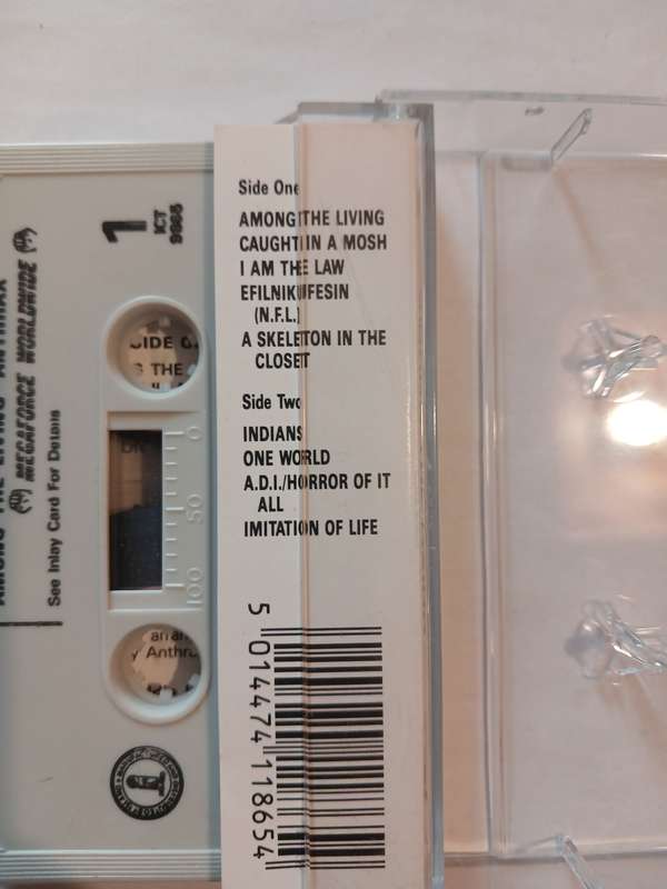 Anthrax, Among The Living Cassette, US
