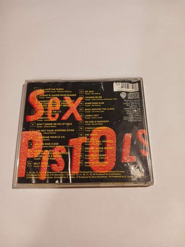 Sex Pistols, The Great Rock 'n' Roll Swindle CD, US