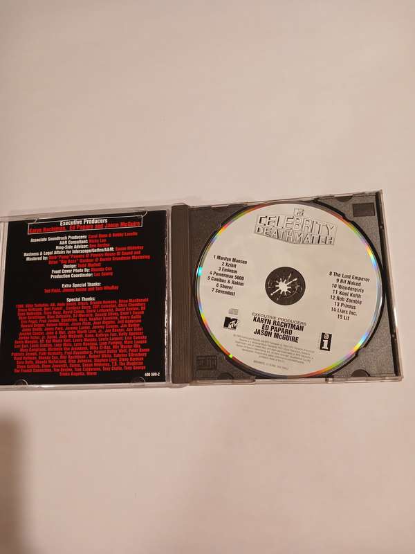 MTV Celebrity Deathmatch CD, Europe