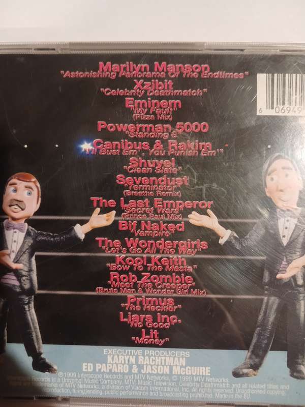 MTV Celebrity Deathmatch CD, Europe