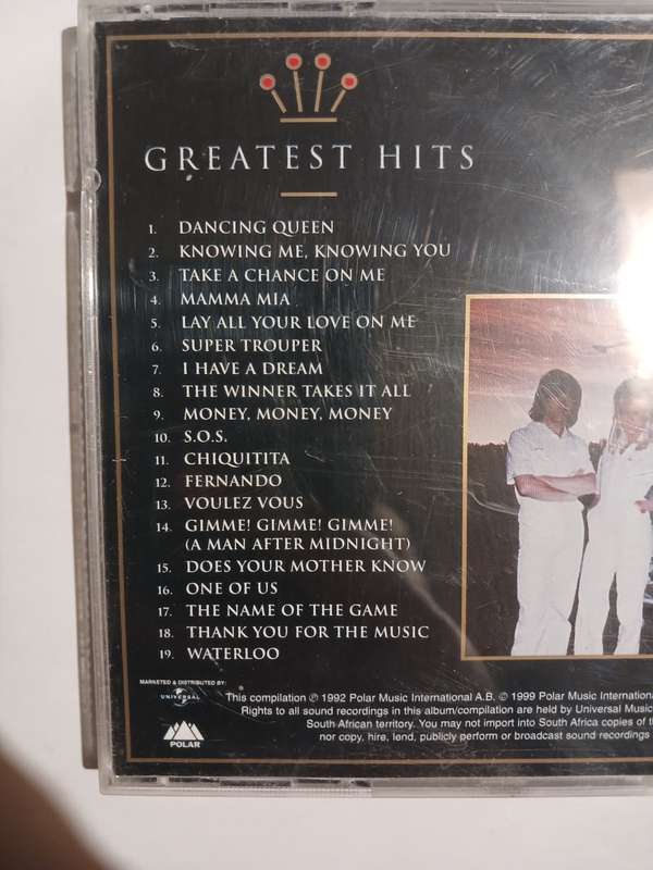 Abba, Gold Greatest Hits CD