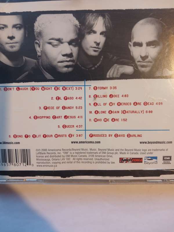 58, Diet for a New America CD, Canada