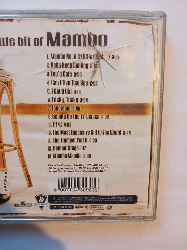 Lou Bega, A Little bit of Mambo CD