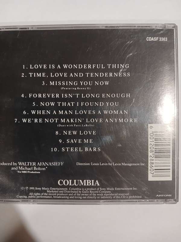 Michael Bolton, Time, Love & Tenderness CD