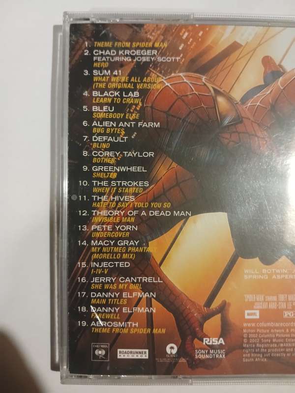 Spider-man, Motion Picture Soundtrack CD
