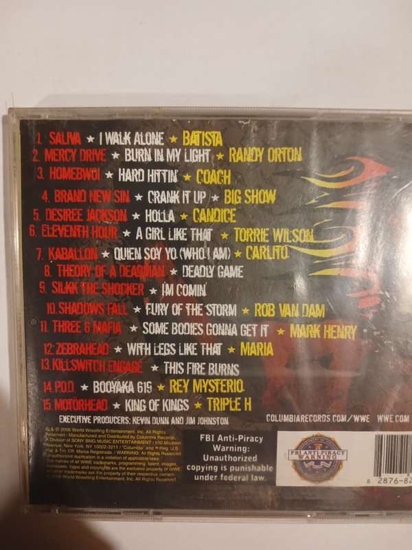 WWE: Reckless Intent CD, US