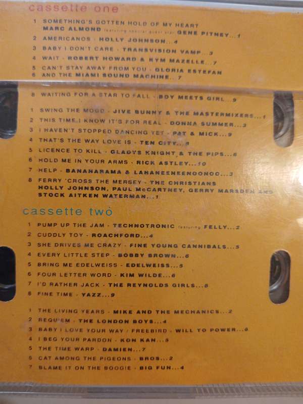 The Greatest Hits of 1989, 2 x Cassette