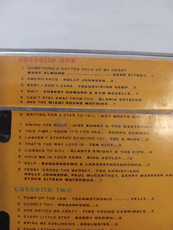 The Greatest Hits of 1989, 2 x Cassette