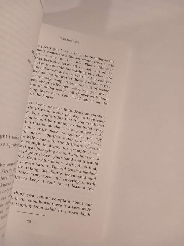 Iraq and Back by Philip Woodhall, signed