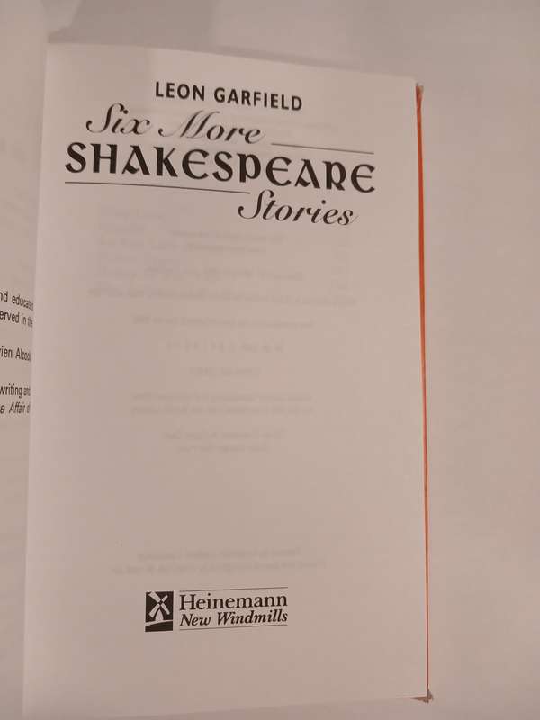 Six More Shakespeare Stories by Leon Garfield