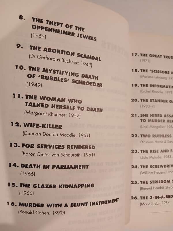 Famous South African Crimes by Rob Marsh