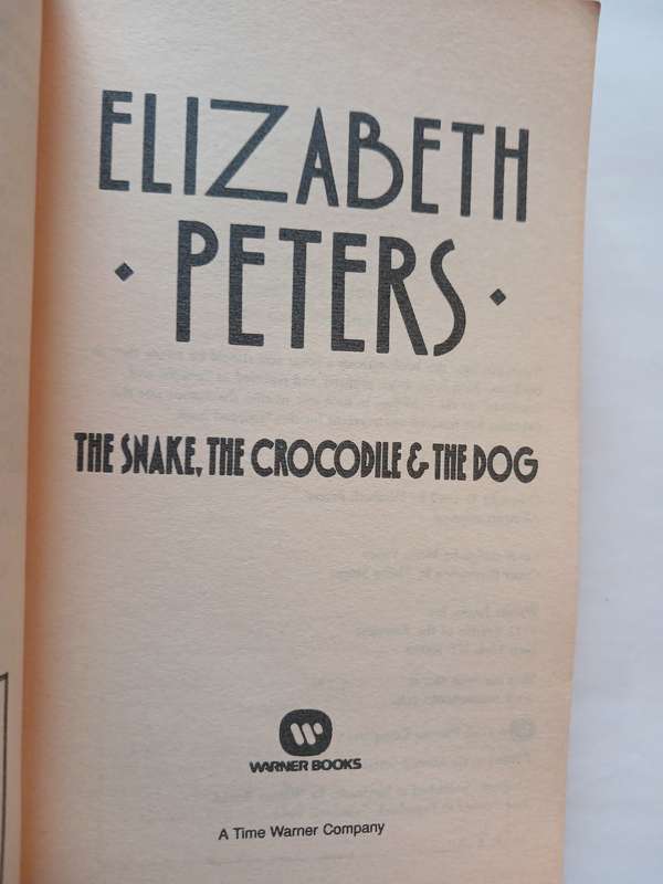 Elizabeth Peters, The Snake, The Crocodile & The Dog