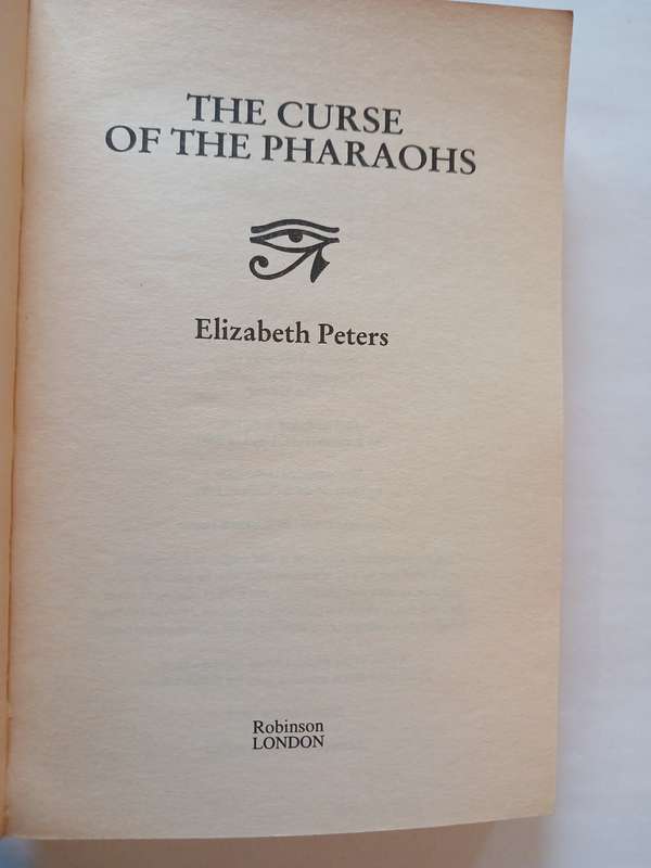 Elizabeth Peters, The Curse of the Pharaohs