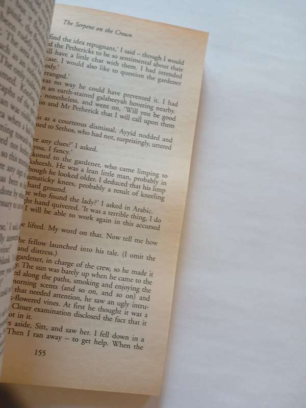 Elizabeth Peters, The Serpent on the Crown