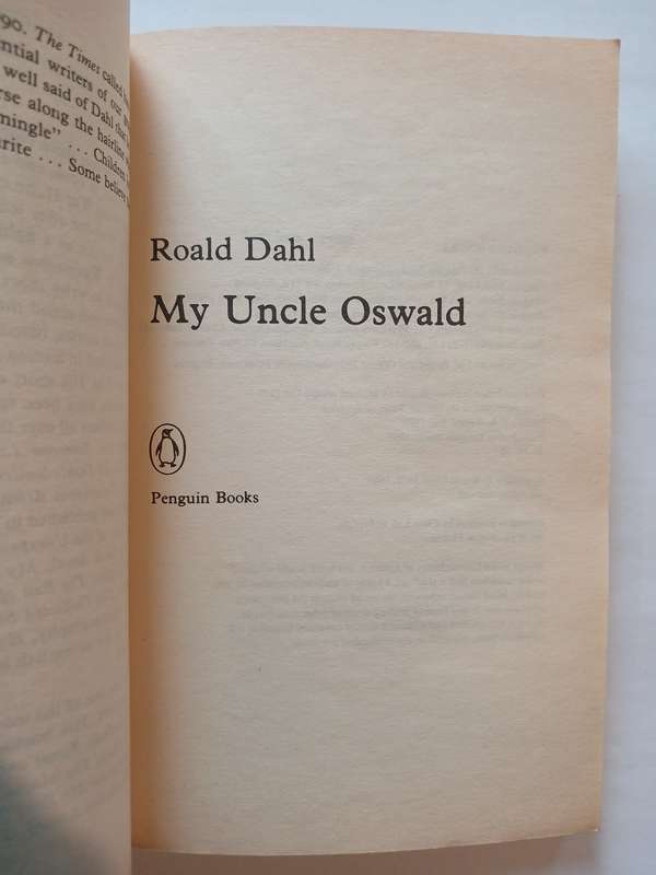 Roald Dahl, My Uncle Oswald