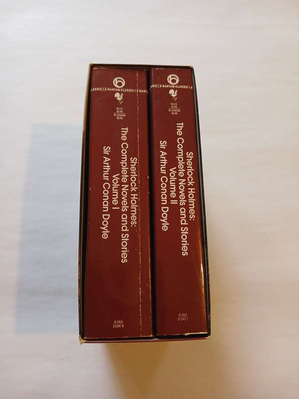 Sherlock Holmes, The Complete Sherlock Holmes, 2 Book Boxset by Sir Arthur Conan Doyle