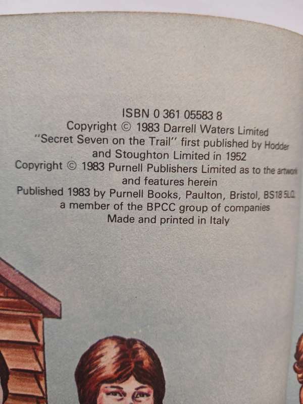 Enid Blyton's Secret Seven Annual, 1983, Secret Seven on the Trail